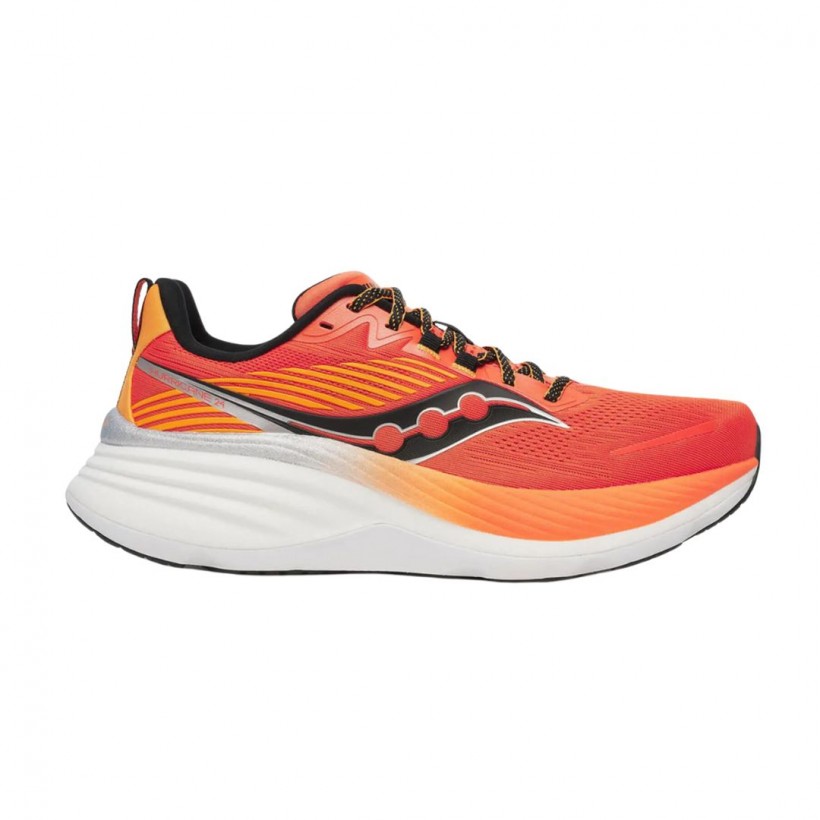 Saucony Hurricane 24 Shoes Orange Black SS25