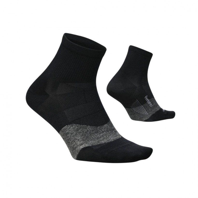 Calcetines Feetures Elite Ultra Light Quarter Negro