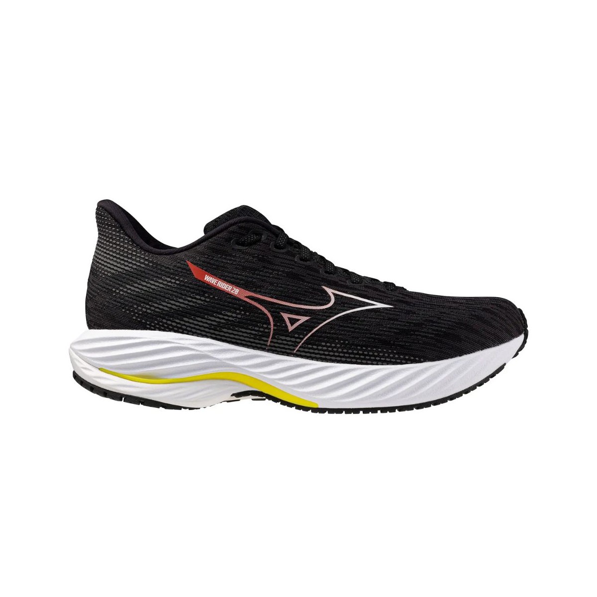 Zapatillas Mizuno Wave Rider 28 Negro SS25, Größe 41 - EUR