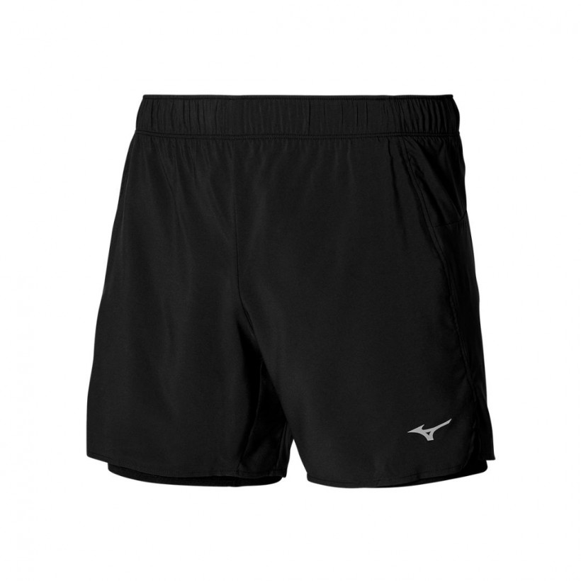 Mizuno Core 2in1 5.5IN Black Short