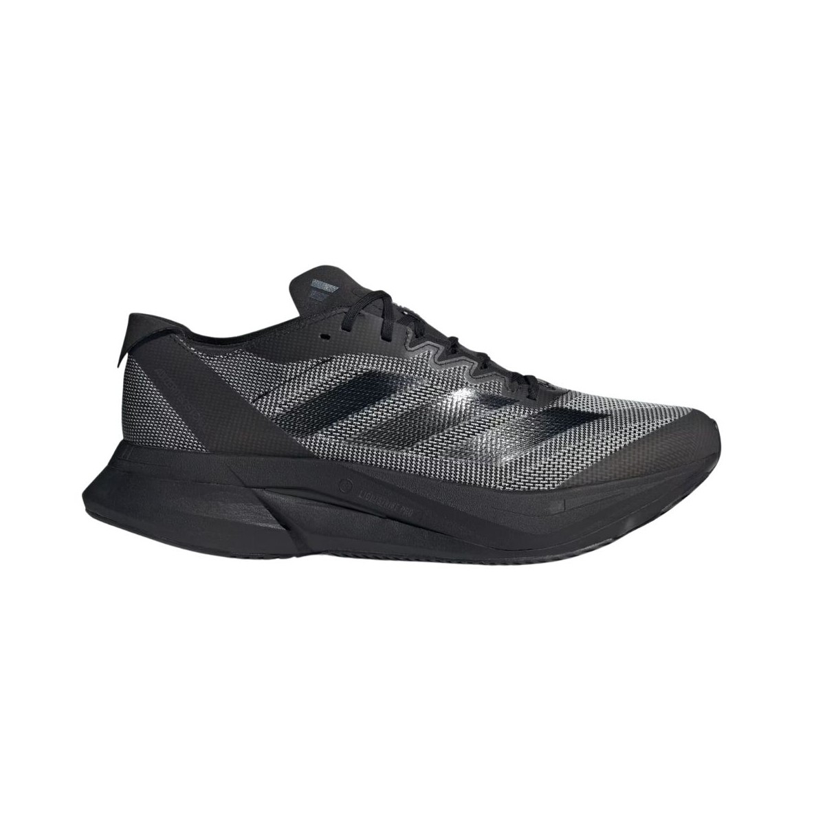 Adidas Adizero Boston 12 Schuhe Schwarz SS25, Größe UK 7.5