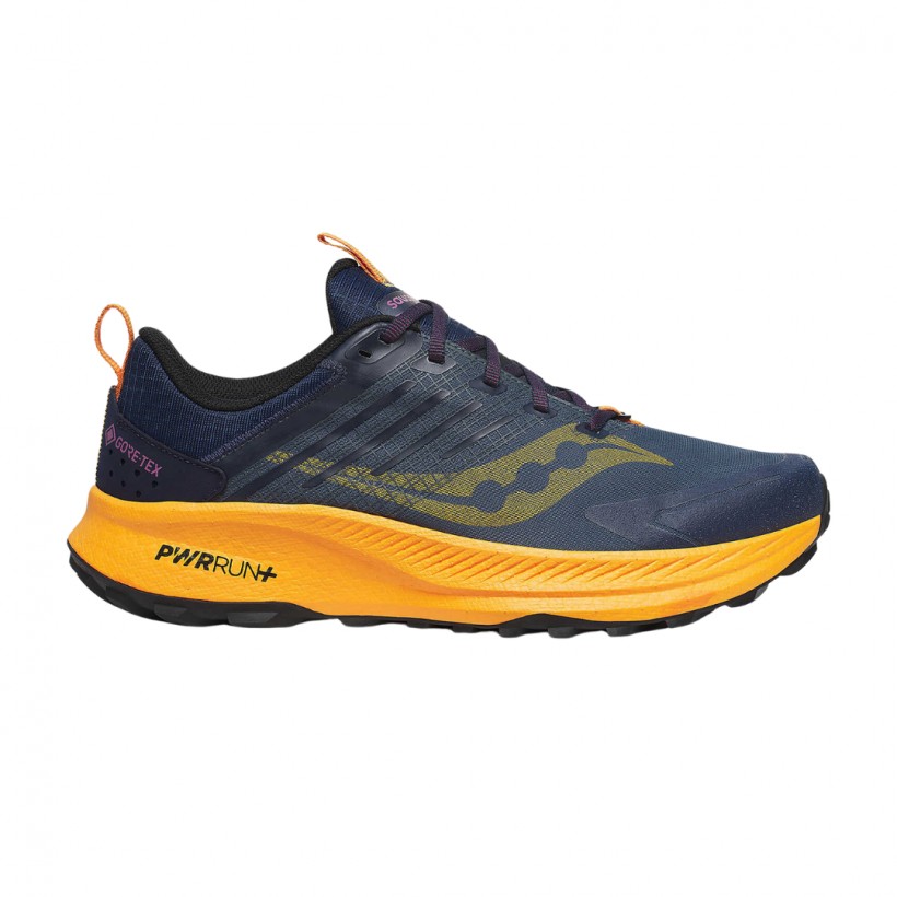 Saucony Ride TR2 GTX Blue Orange SS25 Shoes