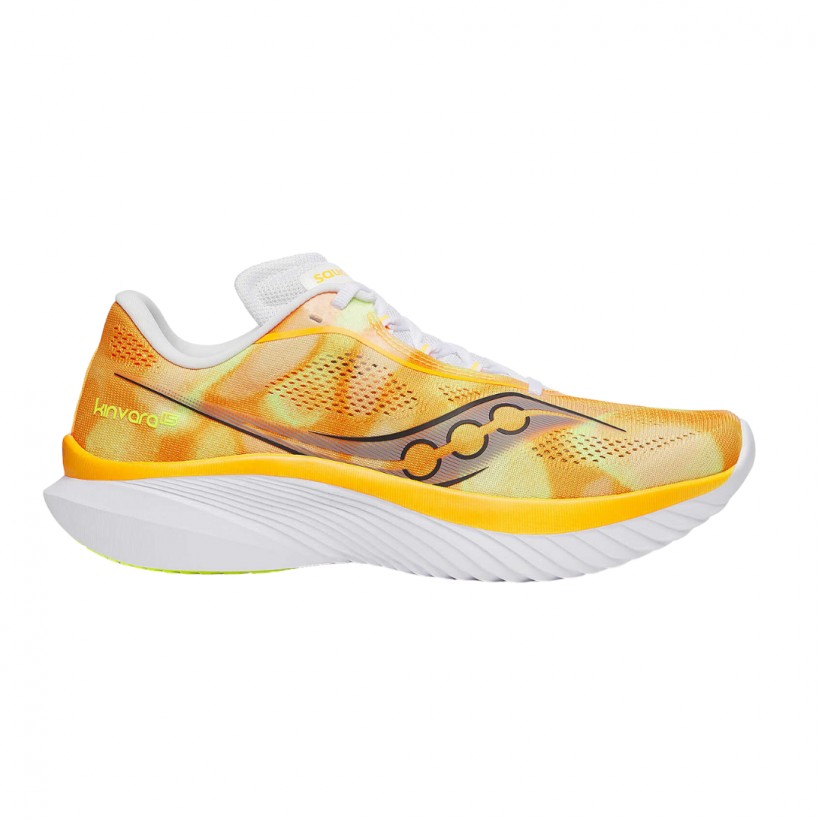 Chaussures Saucony Kinvara 15 Orange Blanc SS25