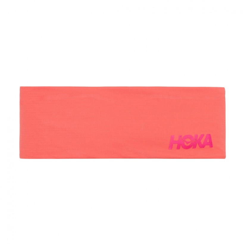 Hoka Headband Orange Pink