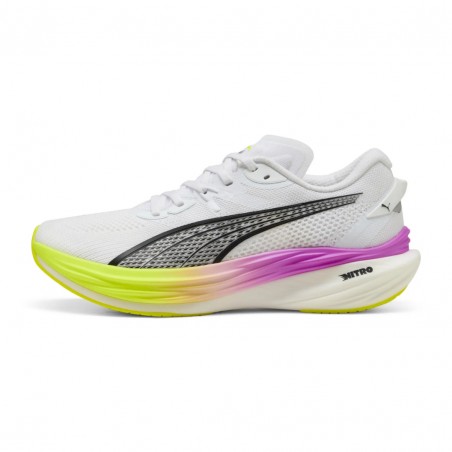 Puma Deviate Nitro 3 Shoes White Yellow SS25