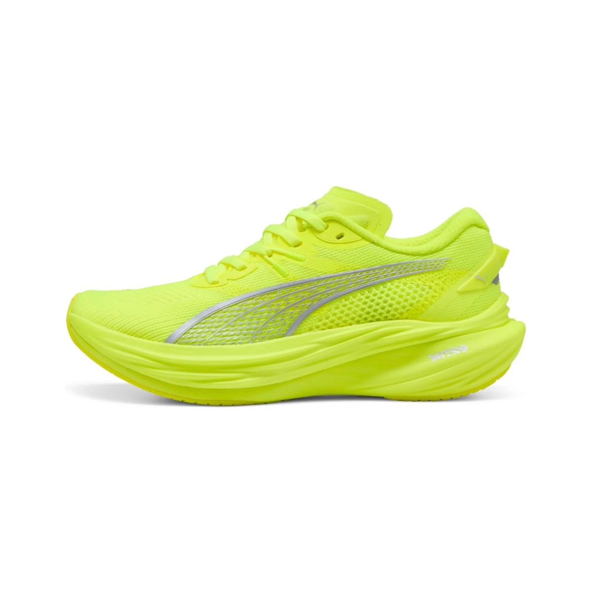 Puma Deviate Nitro 3 Gelb Grau SS25 Damen-Sneaker, Größe 38 - EUR