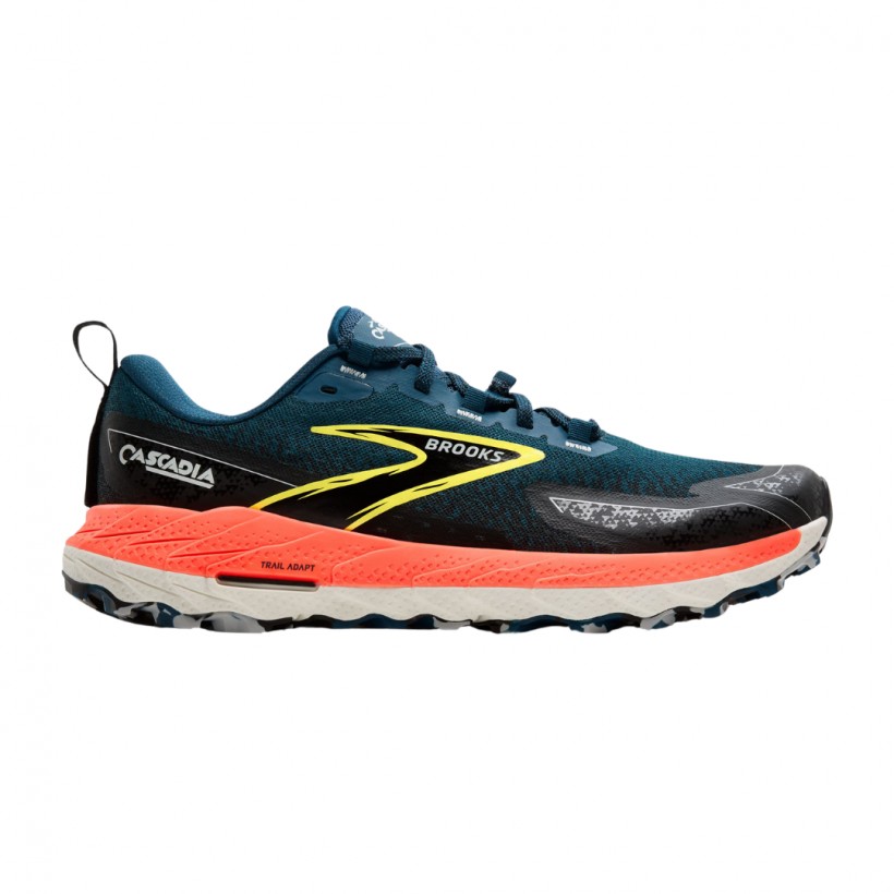 Brooks Cascadia 18 Shoes Blue Red SS25