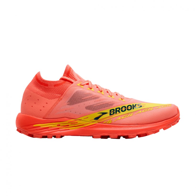 Brooks Catamount Agil Shoes Orange Yellow SS25