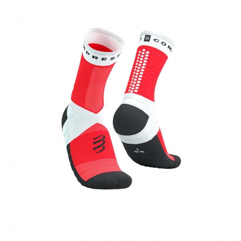 Compressport Ultra Trail Socks V2.0 Weiß Rot