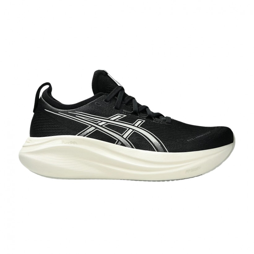 Zapatillas Asics Gel-Nimbus 27 Negro Blanco SS25