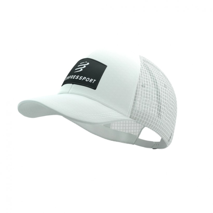 Cappello Compressport Trucker 6P Cap Bianco