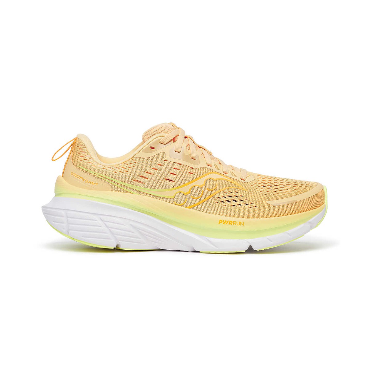 Saucony Guide 18 Orange Gelb SS25 Damen, Größe 41 - EUR