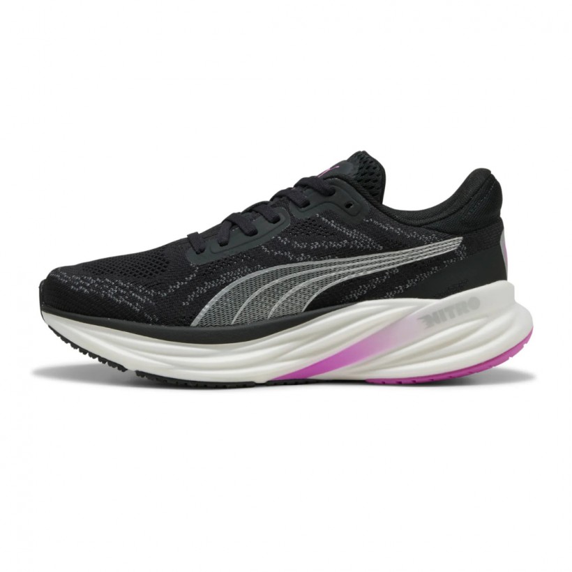 Puma Magnify Nitro 2 Black Purple SS25 Women's Shoes