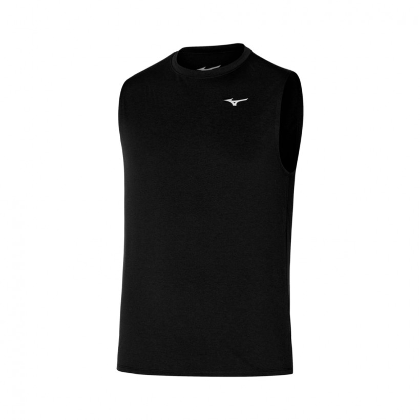 Camiseta Mizuno Tech Light Sin Mangas Negro