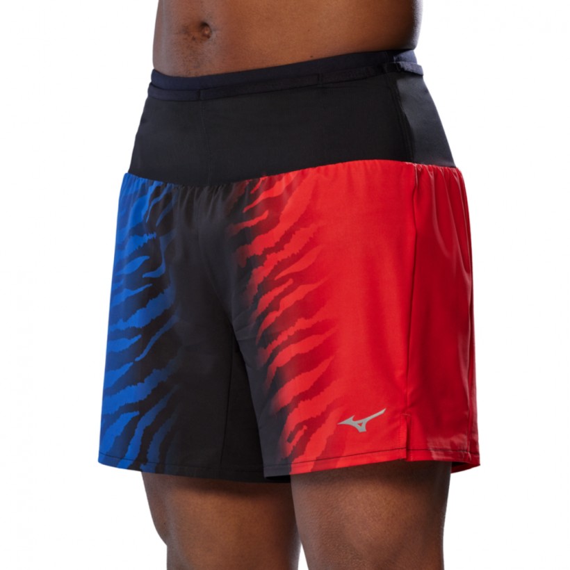 Mizuno Multi Pocket Shorts Blue Red