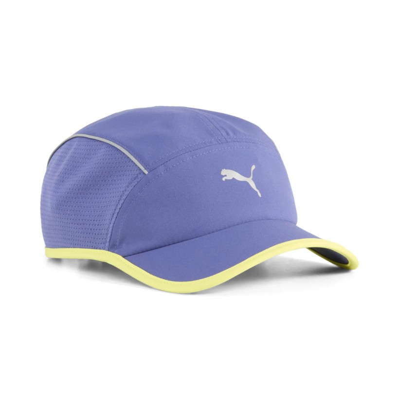 Puma Runner Short Visor 5 Panel Blue Cap