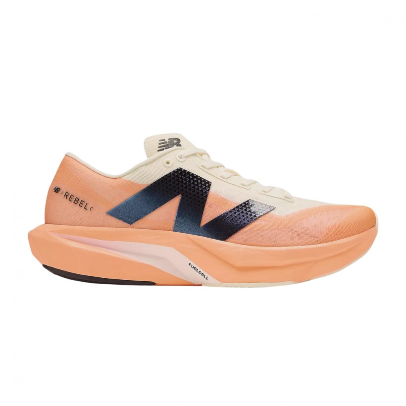 Buty New Balance FuelCell Rebel v4 Pomarańczowo-białe SS25