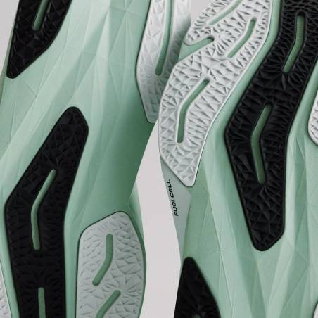 New Balance FuelCell Rebel v4 Green White SS25 Sneakers