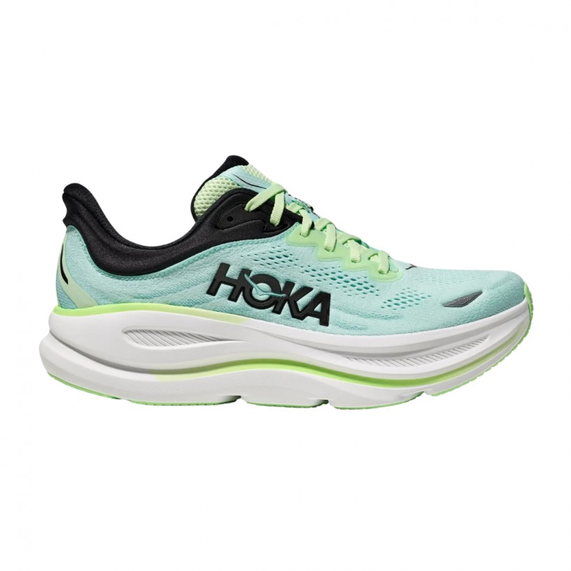 Hoka Bondi 9 Shoes Green Black SS25