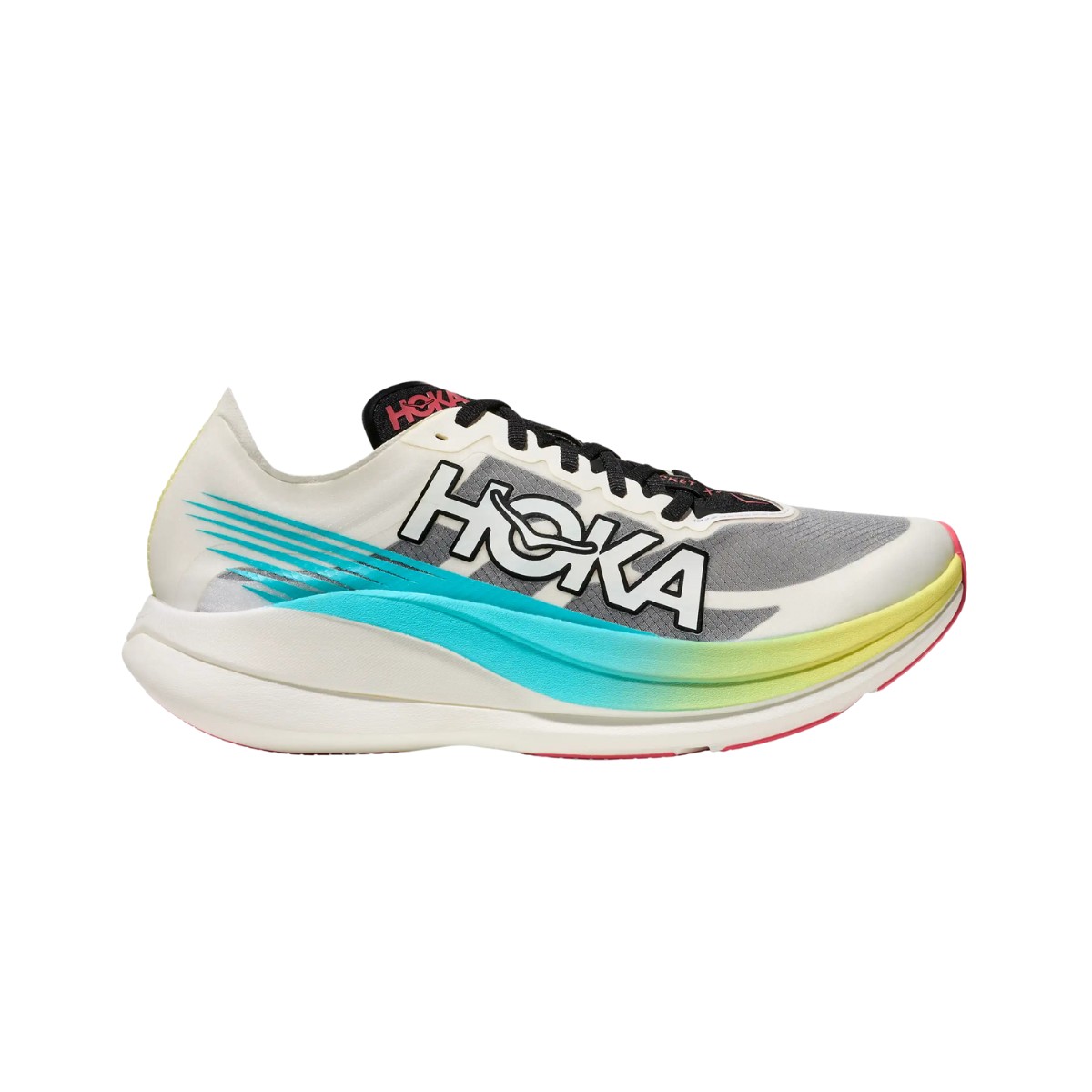 Hoka Rocket X 2 Schuhe Weiß Blau Unisex, Größe EU 44