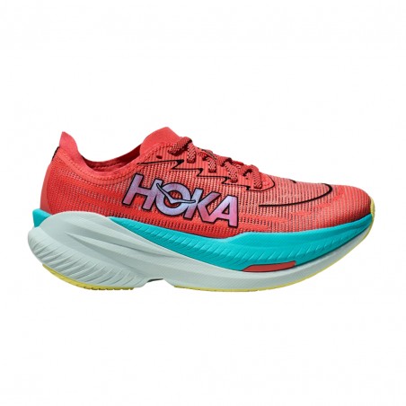 Hoka Mach X 2 Red Blue SS25 Women's Shoes