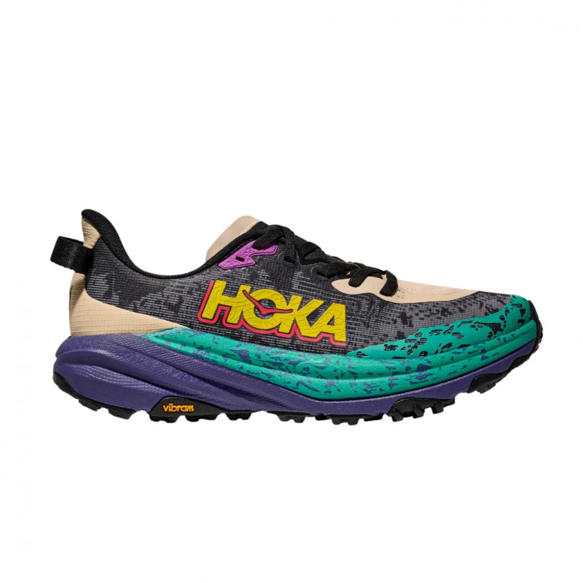 Hoka Speedgoat 6 Shoes Gray Green SS25