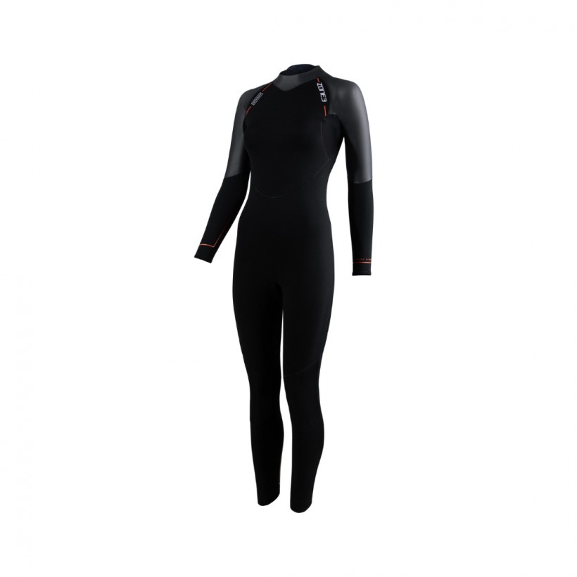 Zone3 Active Flex Black Orange Women's Wetsuit