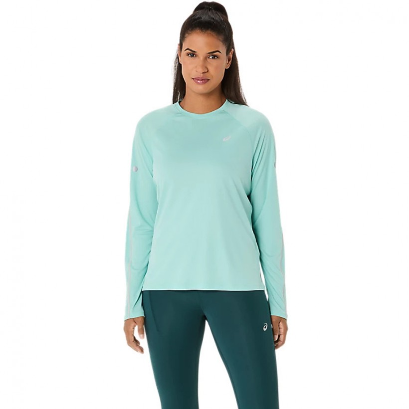 Asics Road Lite-Show Long Sleeve Green Women's Shirt