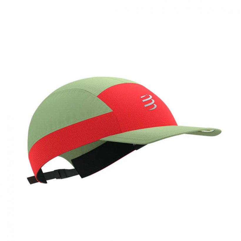 Compressport 5 Panel Light Cap Green Red