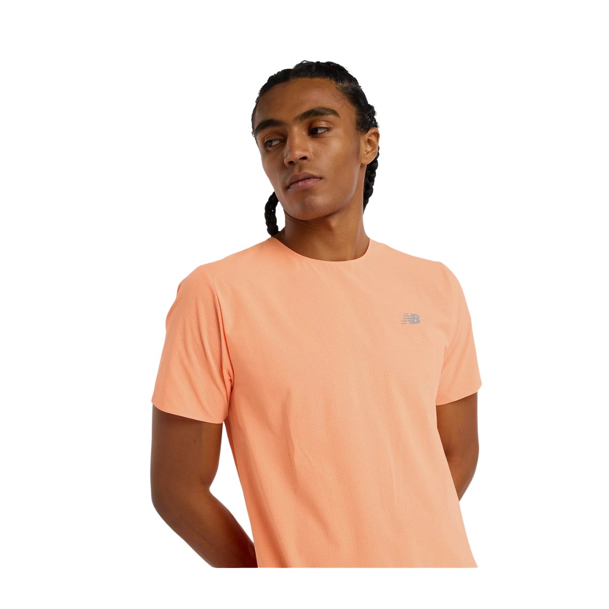 New Balance Race Day Ultra Light Orange Shirt, Größe XL