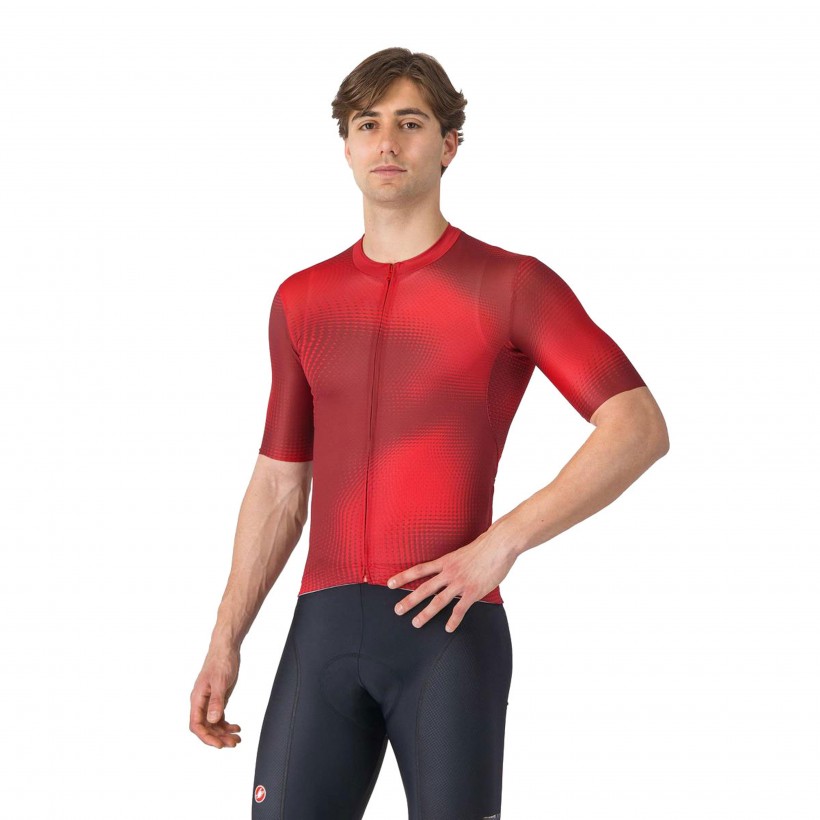 Castelli Vortice Trikot Rot