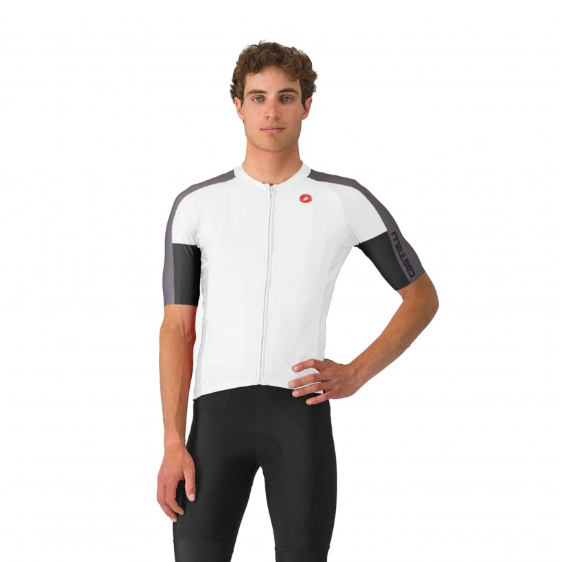 Castelli Entrata 6 Black White Jersey