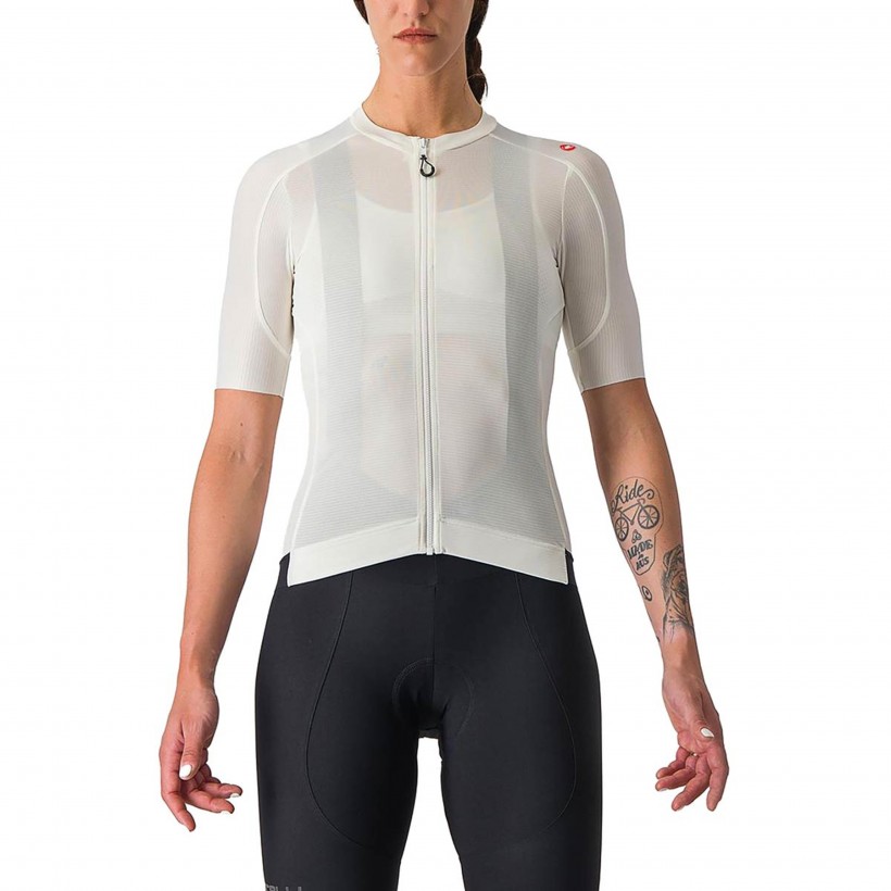 White Castelli Espresso Women's Jersey