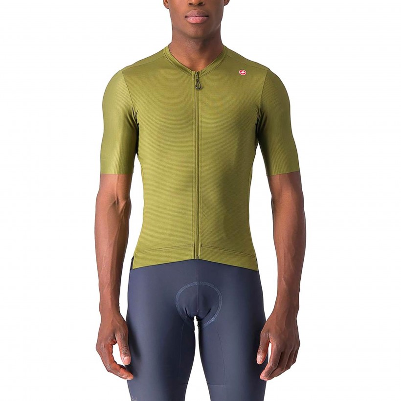 Castelli Espresso Green Jersey