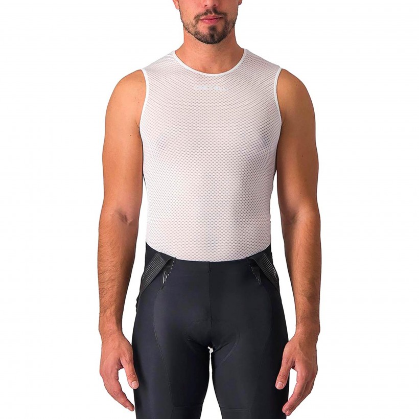 Castelli Pro Mesh 2.0 Sleeveless Base Layer White