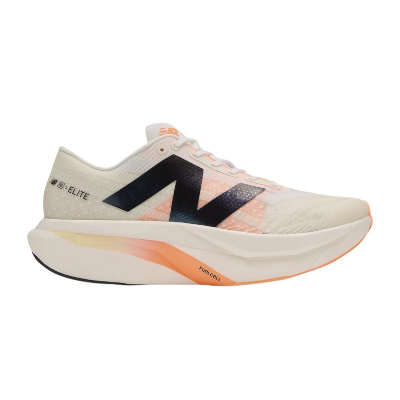 New Balance FuelCell SuperComp Elite v4 White Orange SS25 Shoes