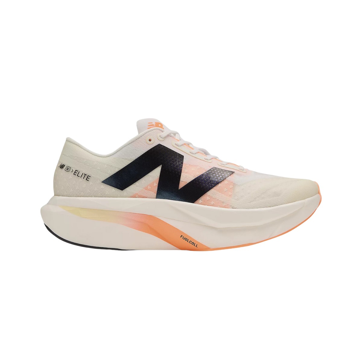 New Balance FuelCell SuperComp Elite v4 Schuhe Weiß Orange SS25, Größe 47 - EUR