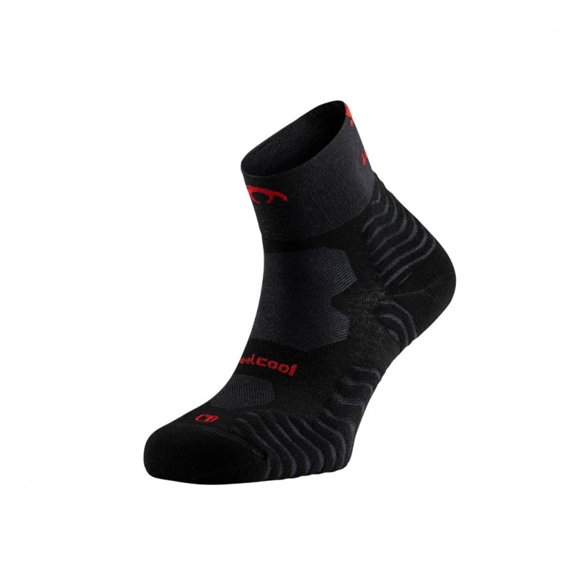 Lurbel Stone Pro Four Black Red Socks