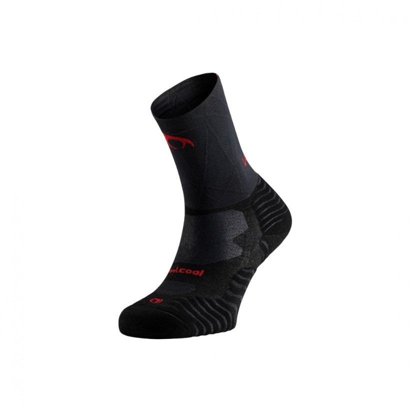 Lurbel Stone Pro Five Compression Socken Schwarz Rot