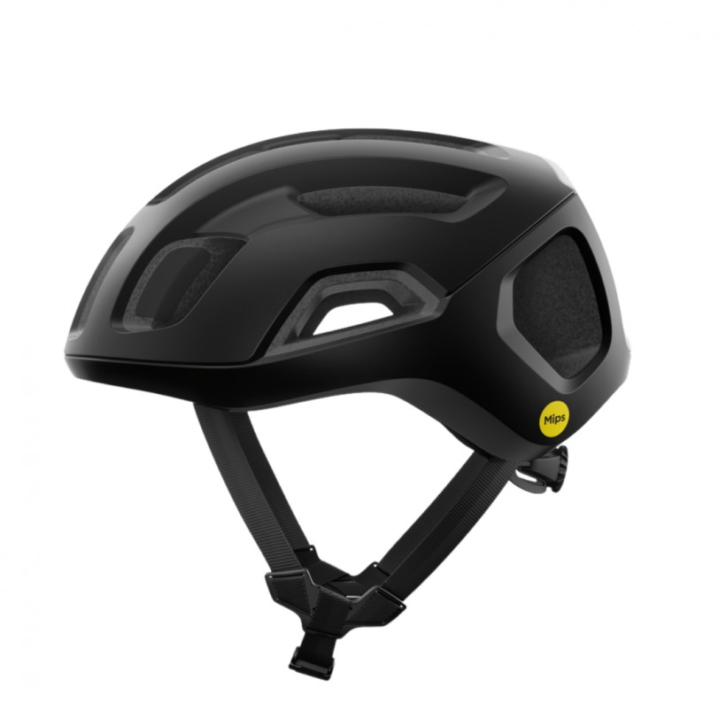 POC Ventral Air MIPS Helm Matt Schwarz Weiß