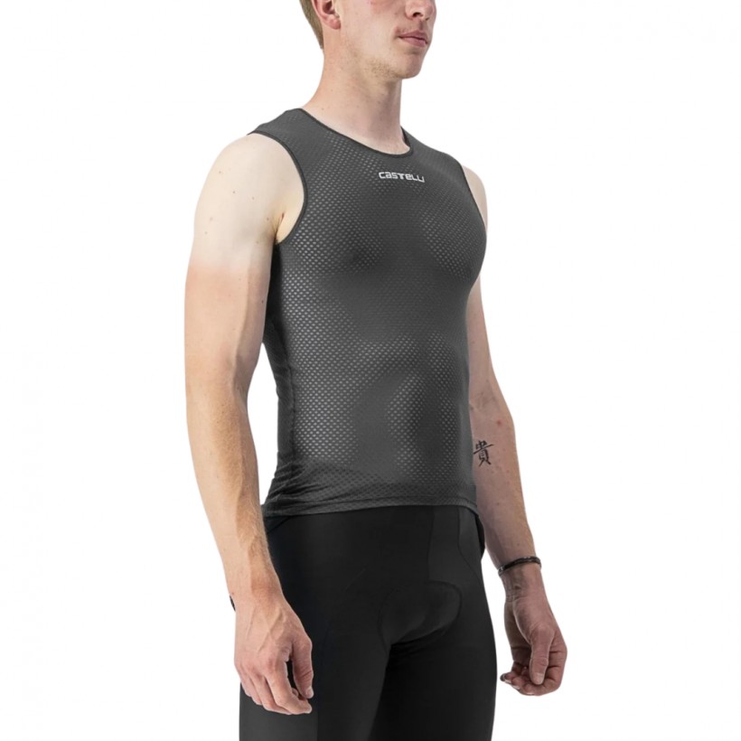 Ärmelloses Unterhemd Castelli Pro Mesh 2.0 Schwarz