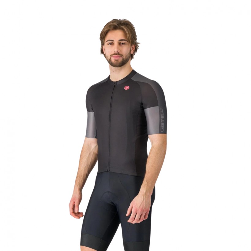 Castelli Entrata 6 Jersey Black Gray