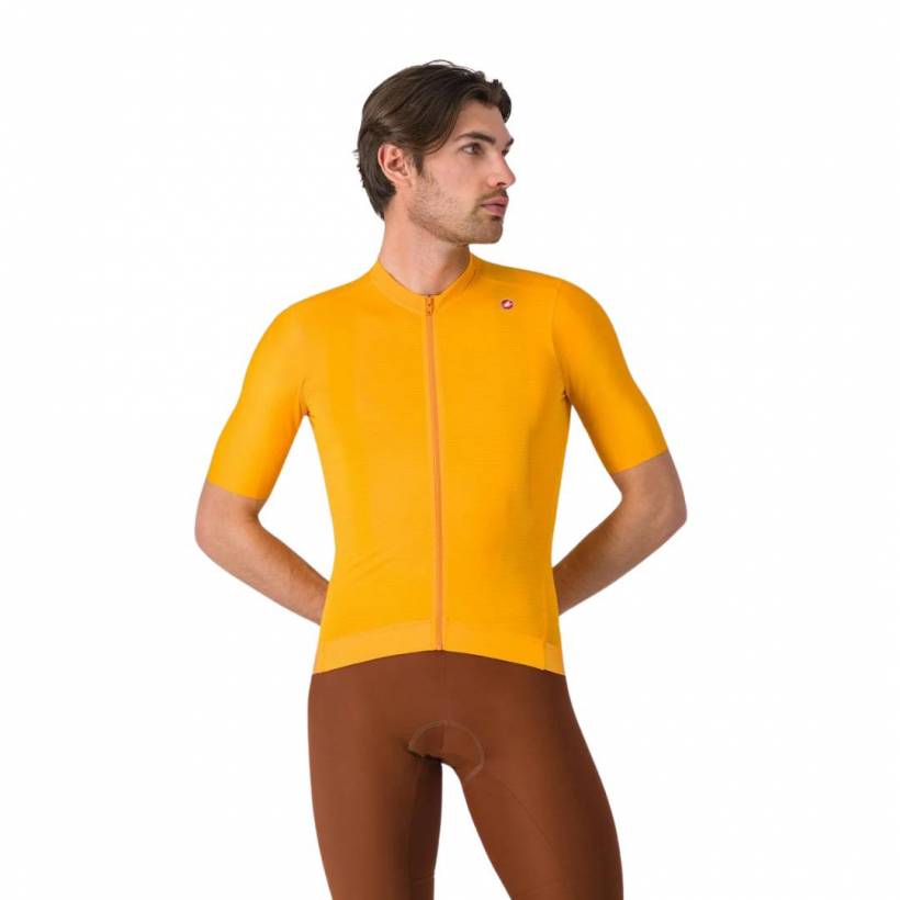 Maillot Castelli Espresso Manica Corta Arancione