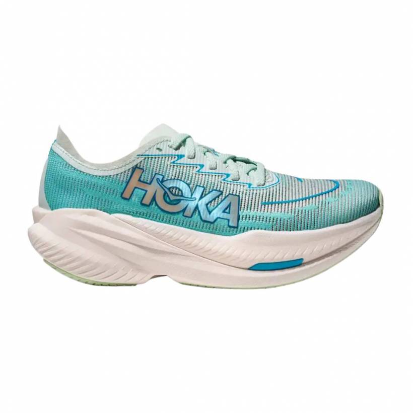 Zapatillas Hoka Mach X 2 Azul Blanco SS25 Mujer