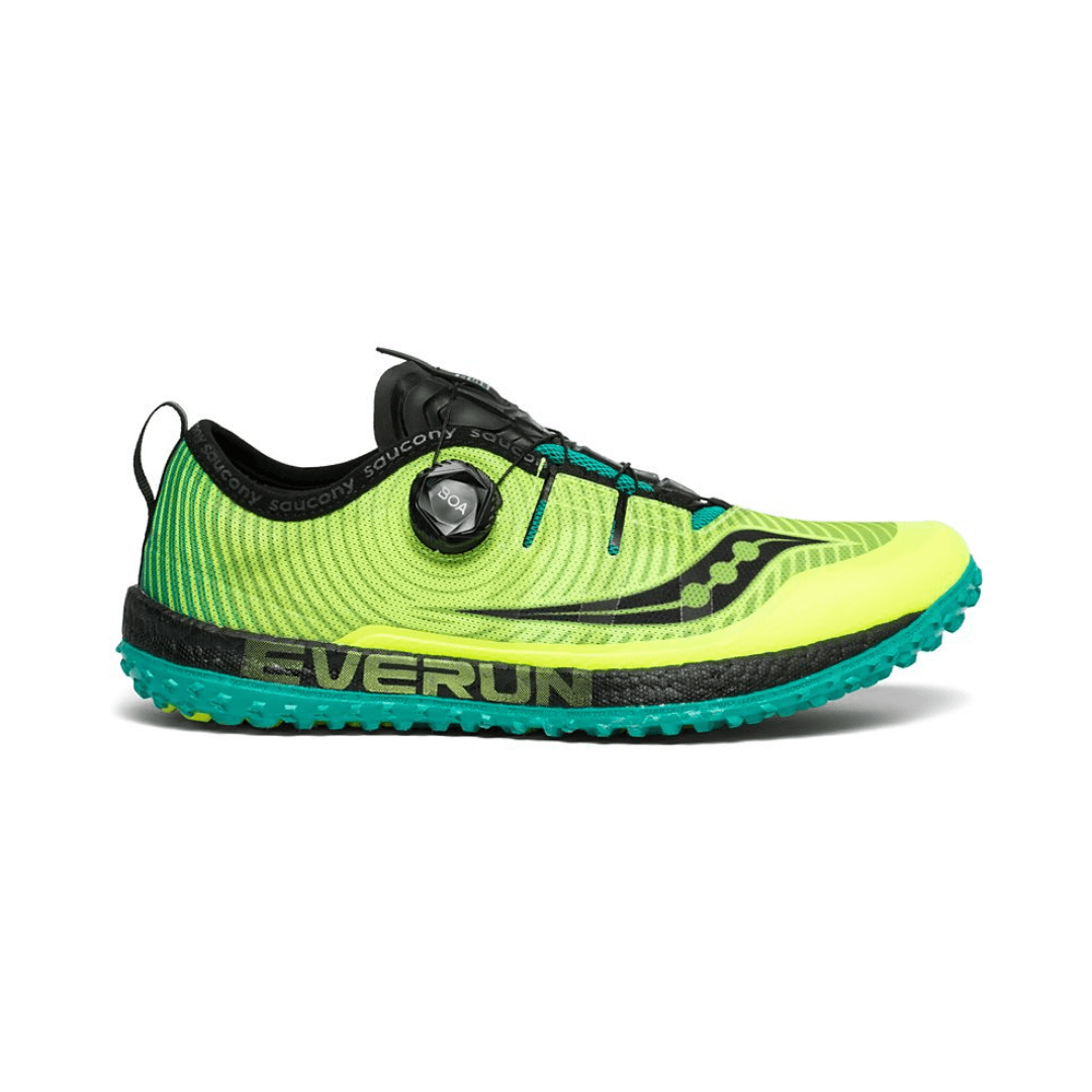 green saucony running shoes