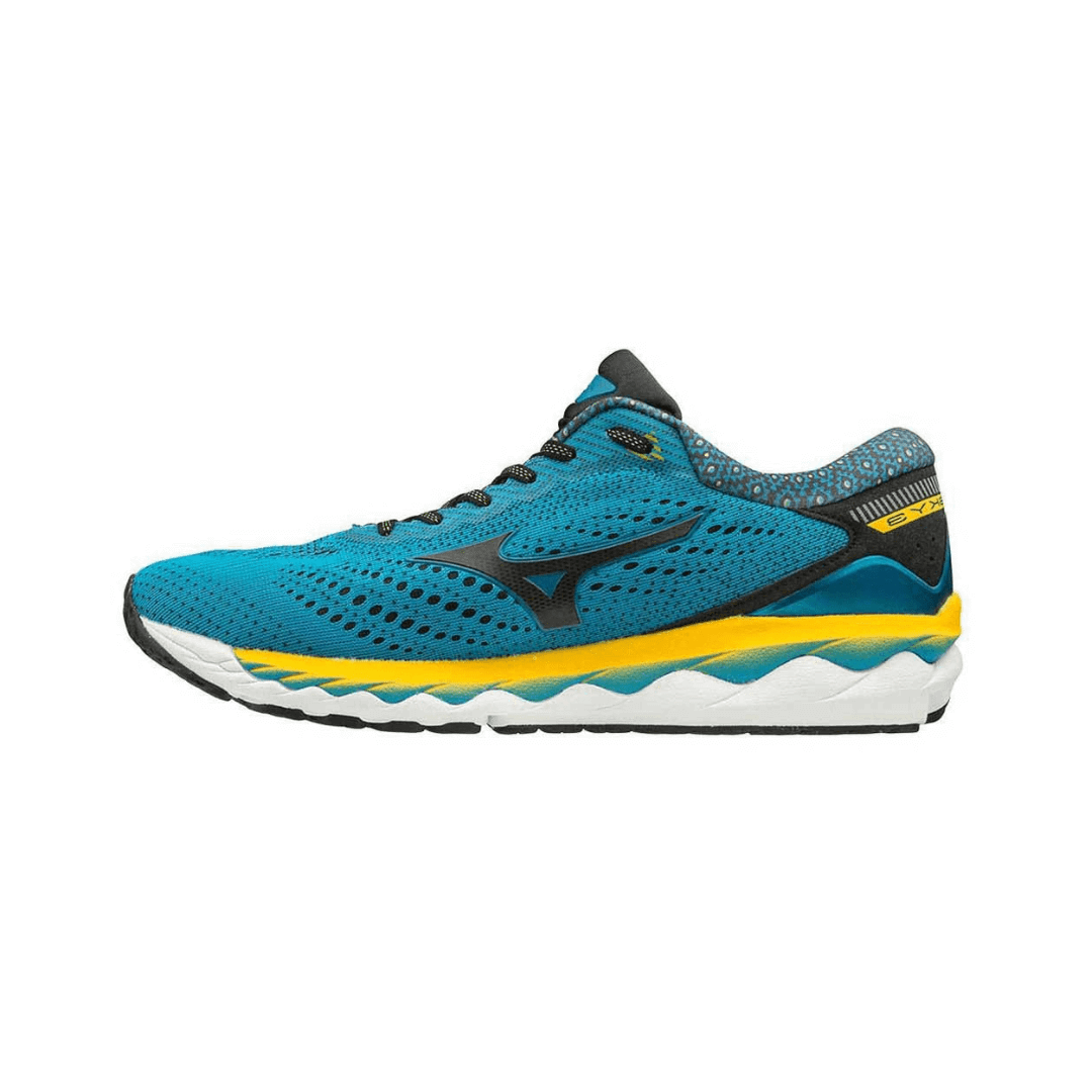 sky blue running shoes